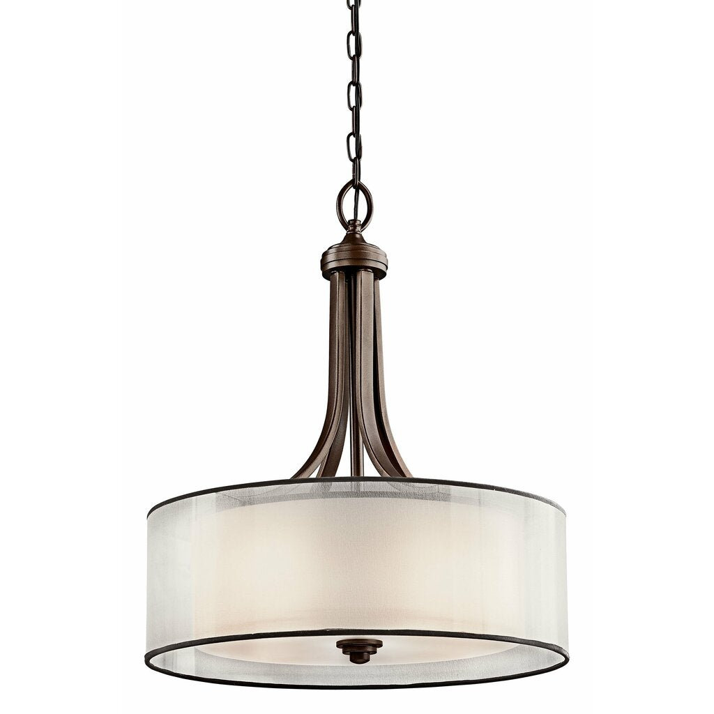 Kichler 42385MIZ Fixture This 4 light pendant from the Lacey(TM)