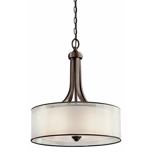 Kichler 42385MIZ Fixture This 4 light pendant from the Lacey(TM)