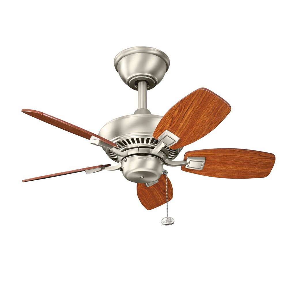 Kichler 300103NI With a Brushed Nickel finish this fan is wonderful