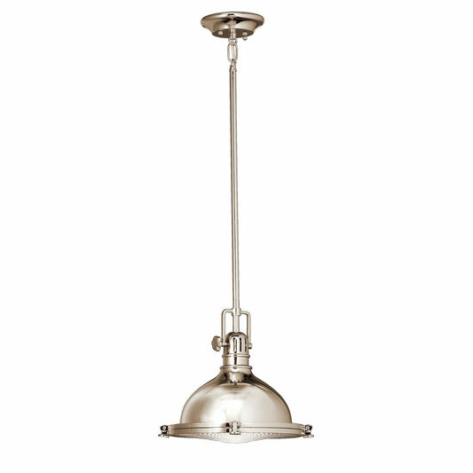 Kichler 2665PN Fixture The Hatteras Bay(TM) 11in. 1 light pendant