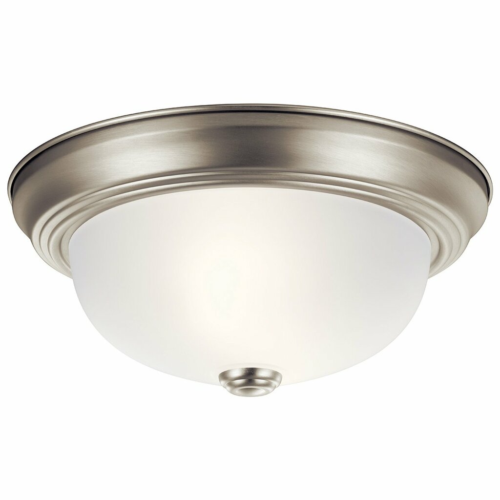 Kichler 8111NI Fixture The current and pleasing lines of this flush