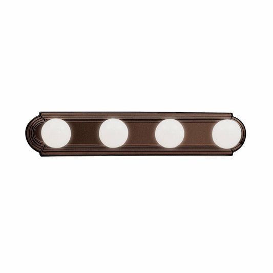Kichler 5017TZ Fixture The sleek design of this 4 light bath bar means
