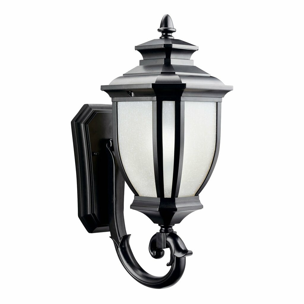 Kichler 9041BK Fixture With an unmistakable British influence this 1