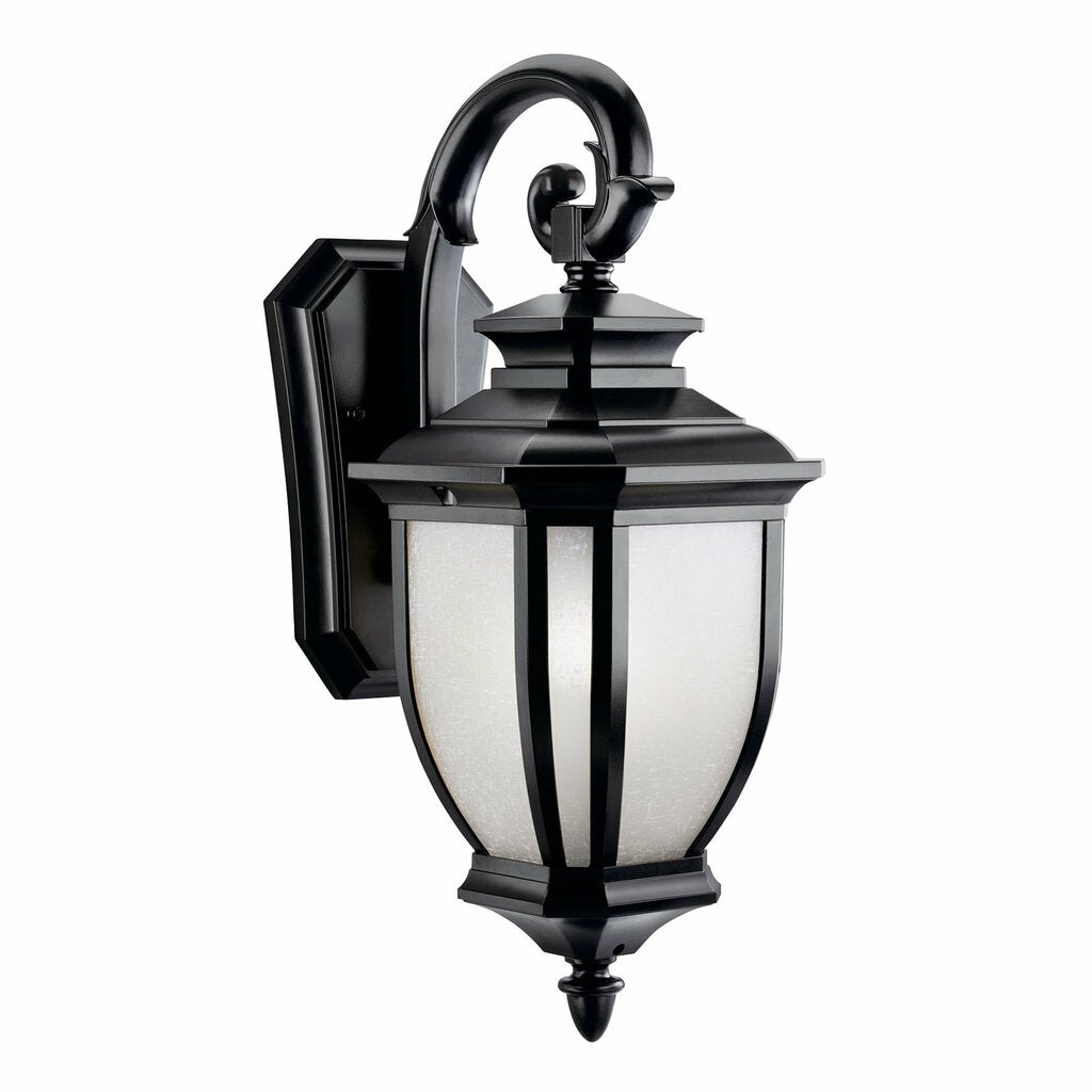 Kichler 9040BK Fixture With an unmistakable British influence this 1