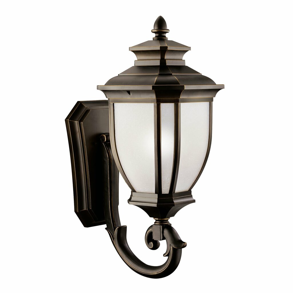Kichler 9043RZ Fixture With an unmistakable British influence this 1