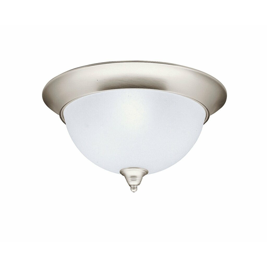 Kichler 8065NI Fixture Utilizing the timeless Brushed Nickel finish
