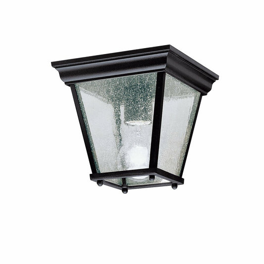 Kichler 9859BK Fixture The 15.25 inch 3 Light Flush Mount in Black