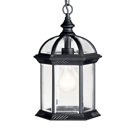 Kichler 9835BK Fixture The 15.25 inch 3 Light Flush Mount in Black