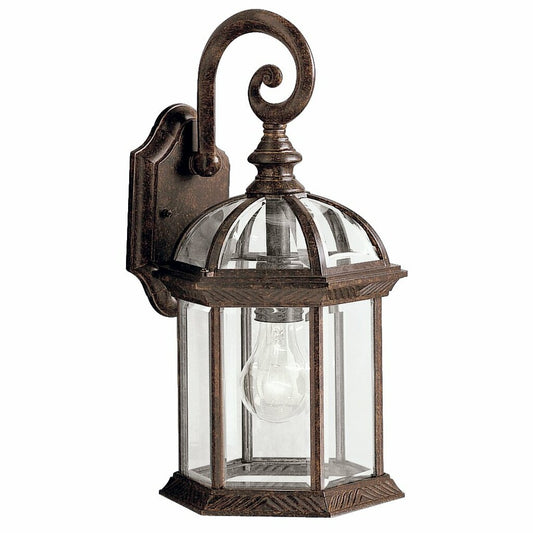 Kichler 9735TZ Fixture This 1 light wall lantern from the Barrie