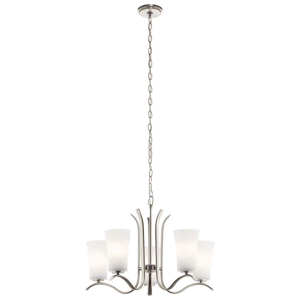 Kichler 43074NI Fixture This 5 light chandelier from the Armida(TM)