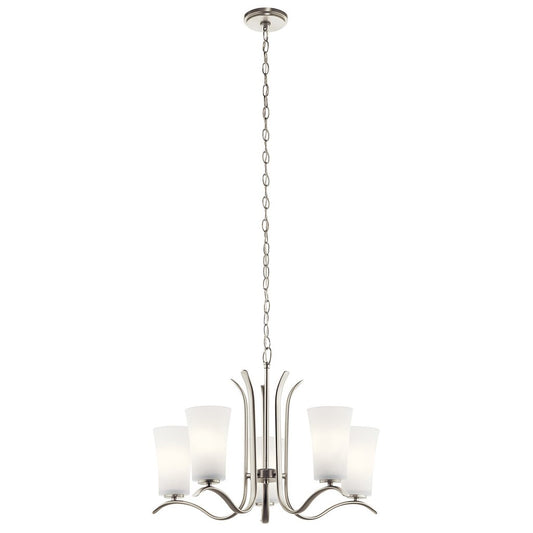 Kichler 43074NI Fixture This 5 light chandelier from the Armida(TM)