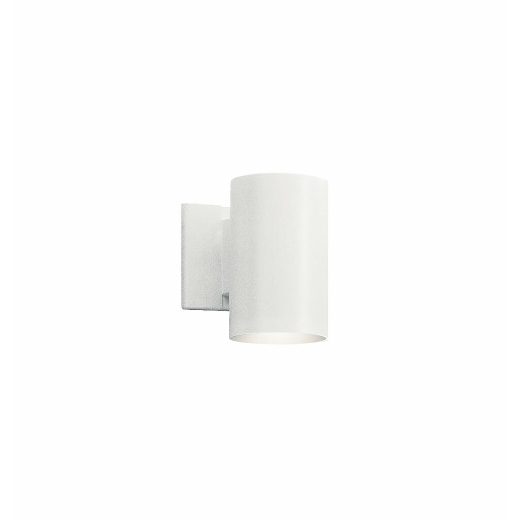 Kichler 9234WH Fixture This one light Wall Cylinder features our White