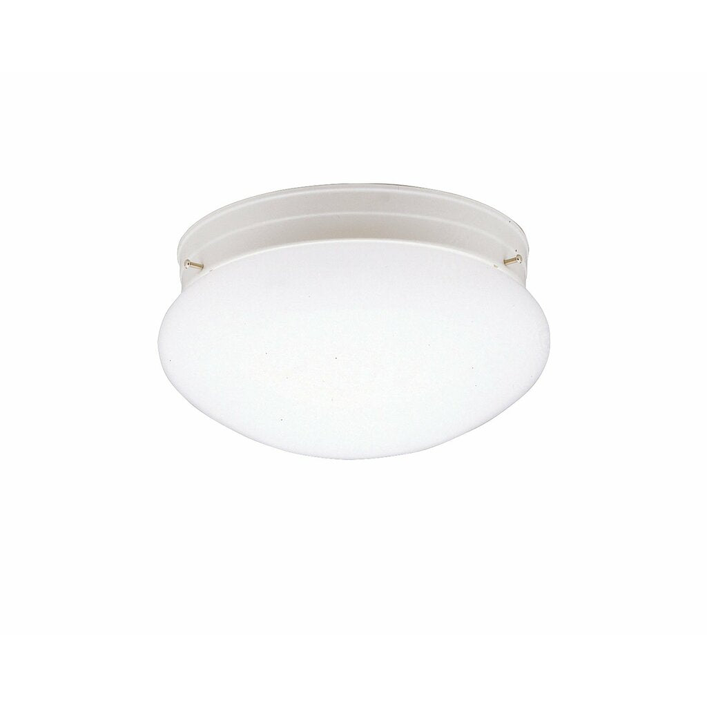 Kichler 208WH Fixture This clean ceiling light measures 9 in.in. in