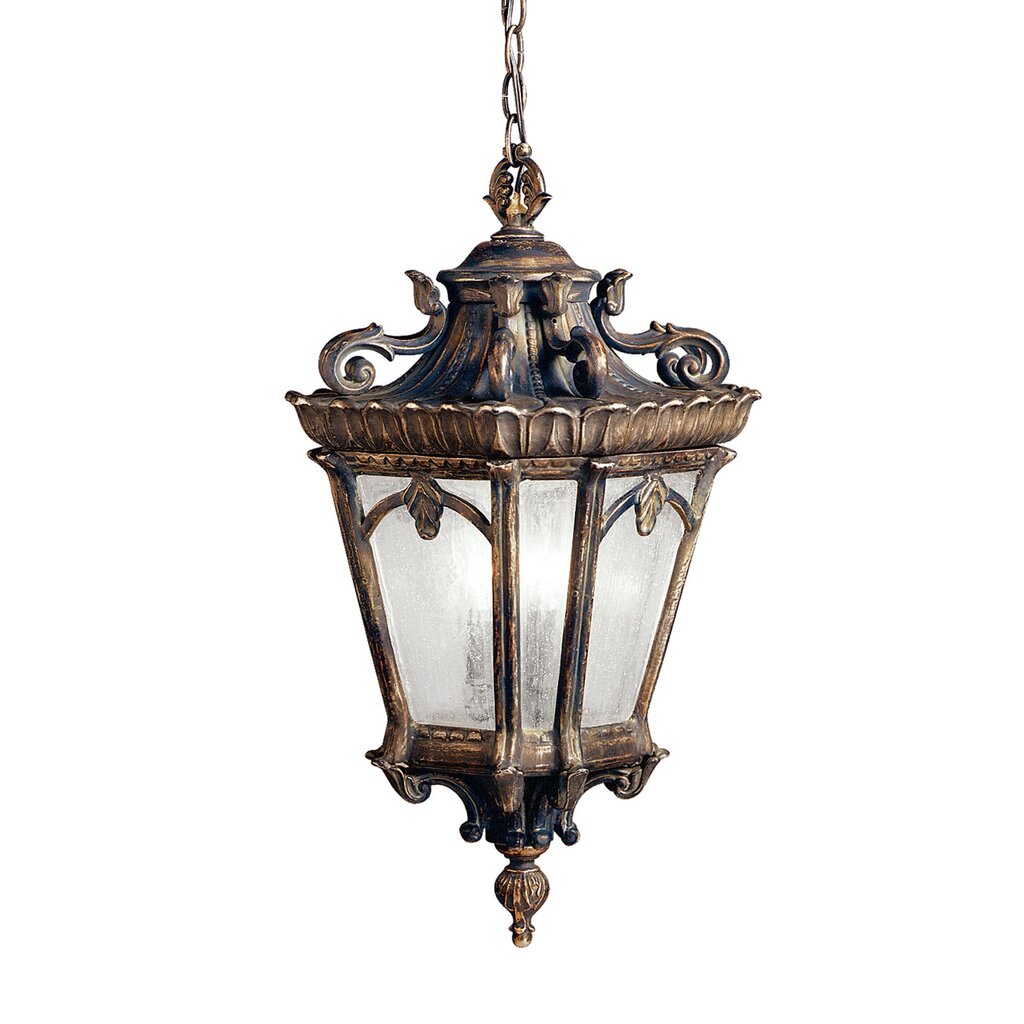 Kichler 9855LD Fixture The 15.25 inch 3 Light Flush Mount in Black