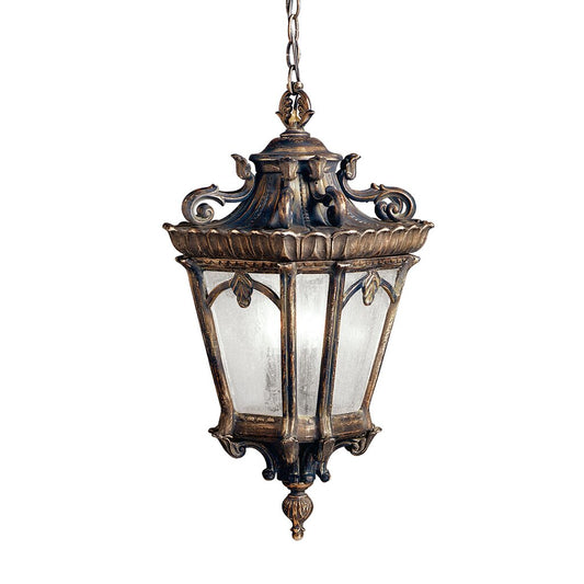 Kichler 9855LD Fixture The 15.25 inch 3 Light Flush Mount in Black