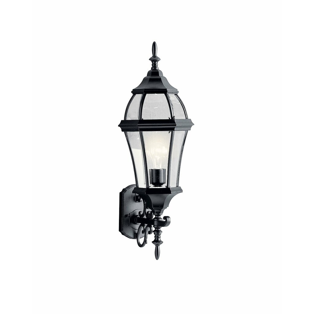Kichler 9791BK Fixture With its tall and intricate design the
