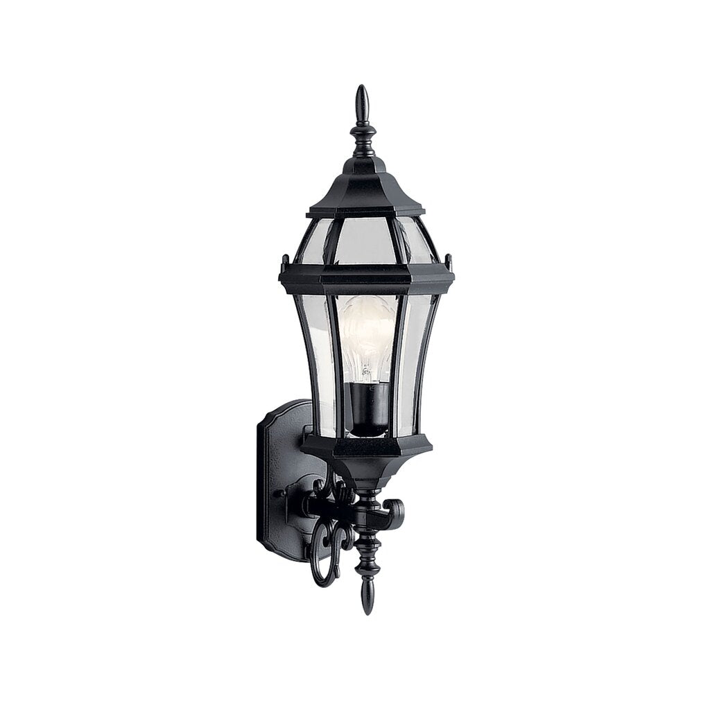 Kichler 9790BK Fixture With its tall and intricate design the