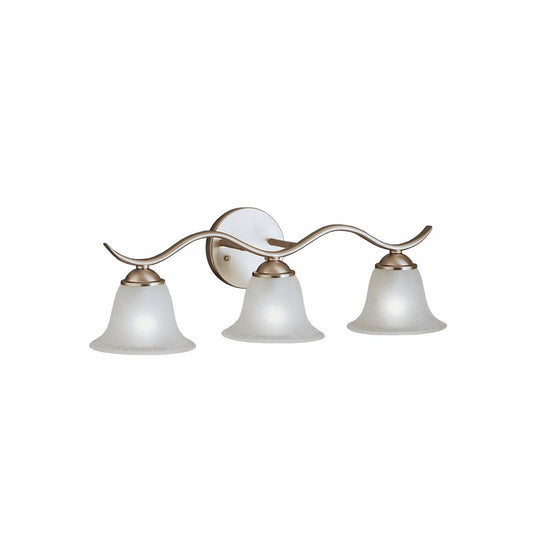 Kichler 6323NI Fixture Bathe your bathroom in a wave of light with