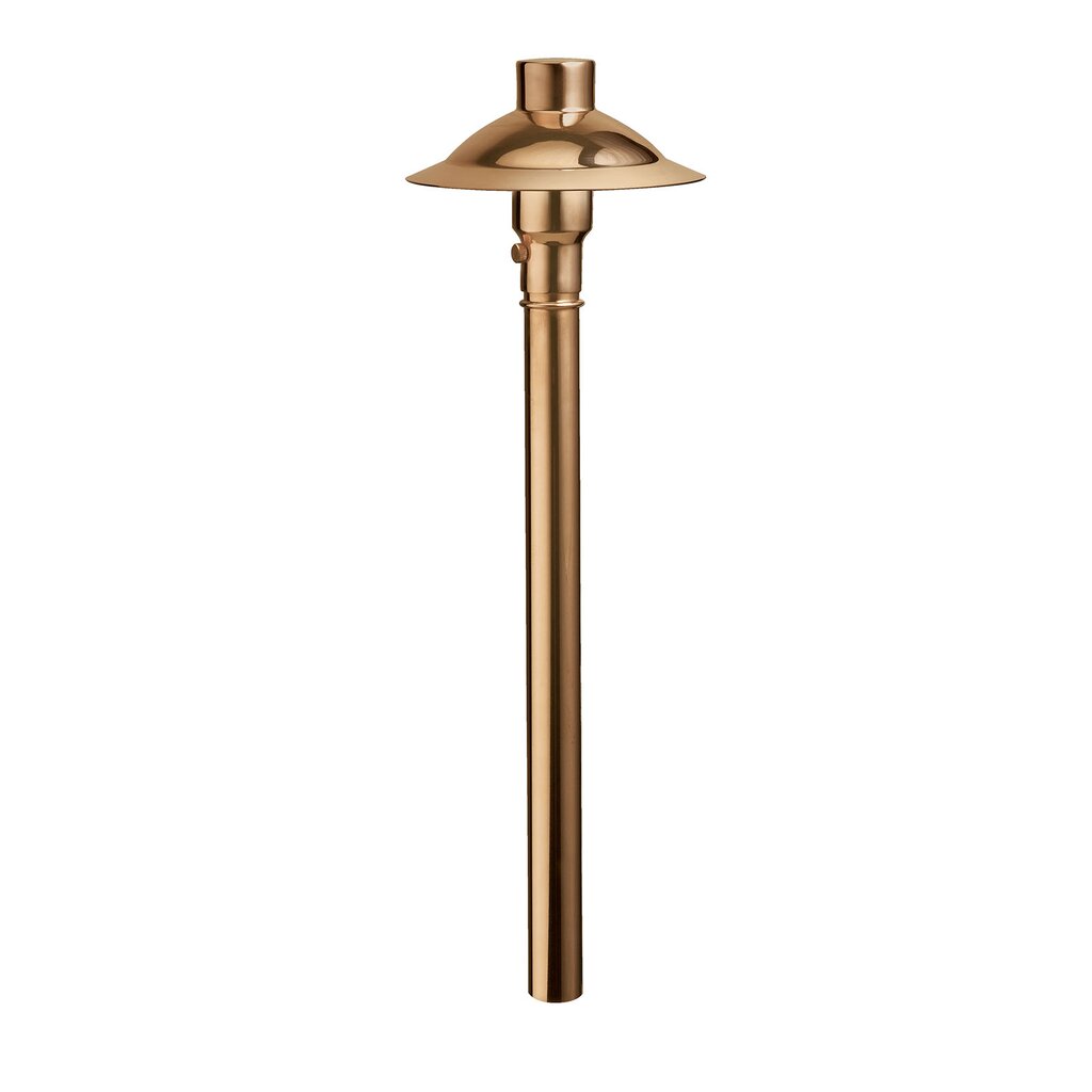 Kichler 15350CO Fixture ADJUSTABLE COPPER PATH LIGHT - The adjustable