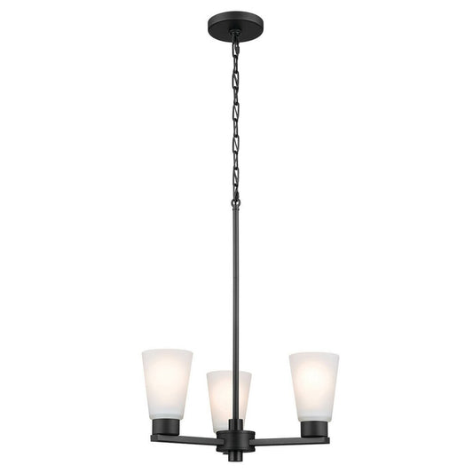 Kichler 52435BK Fixture Chandelier 3Lt