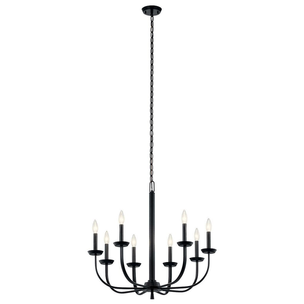 Kichler 52388BK Fixture Chandelier 8Lt