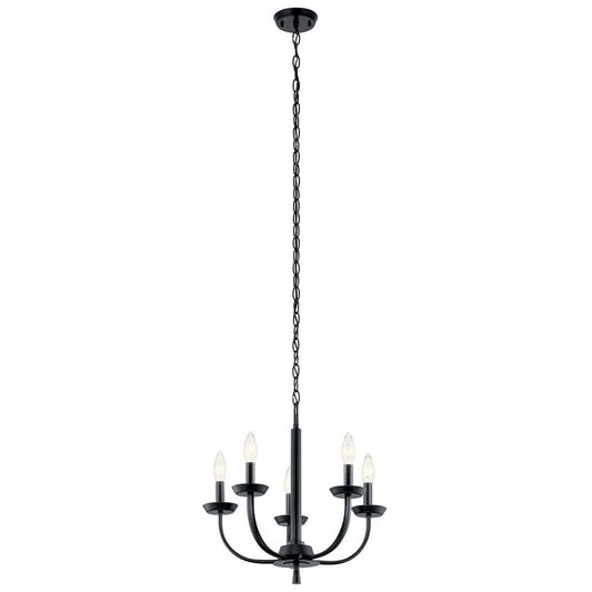 Kichler 52385BK Fixture Chandelier 5Lt