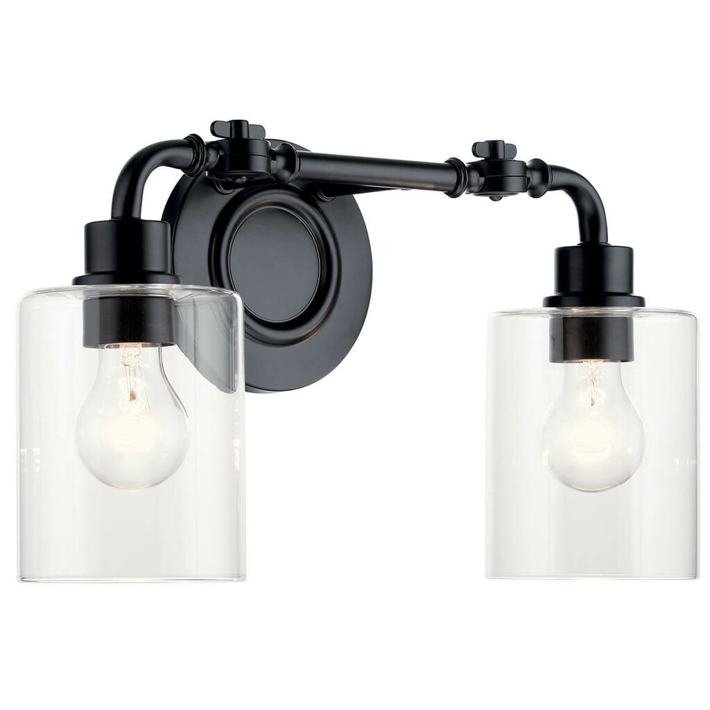 Kichler 45665BK Fixture Bath 2Lt