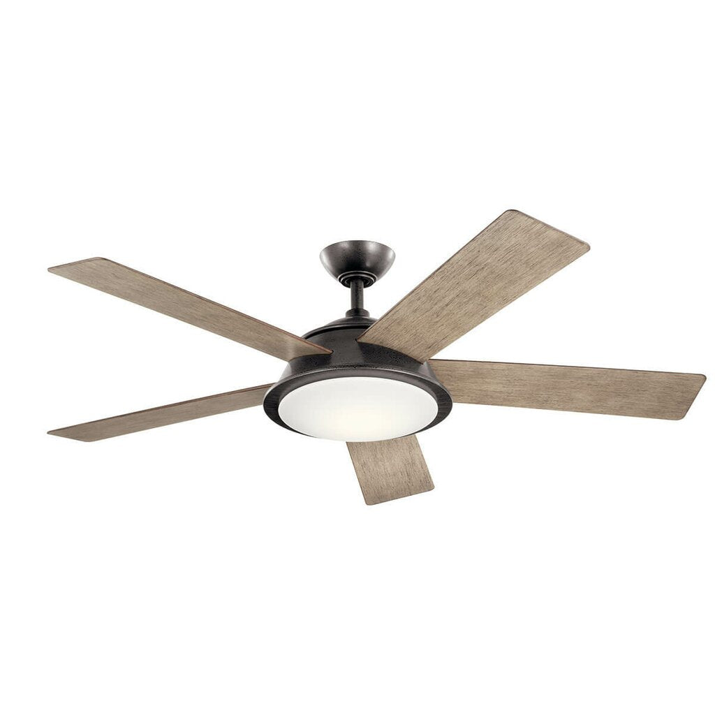 Kichler 310100AVI LED Fixture Verdi 56 inch Ceiling Fan features 5