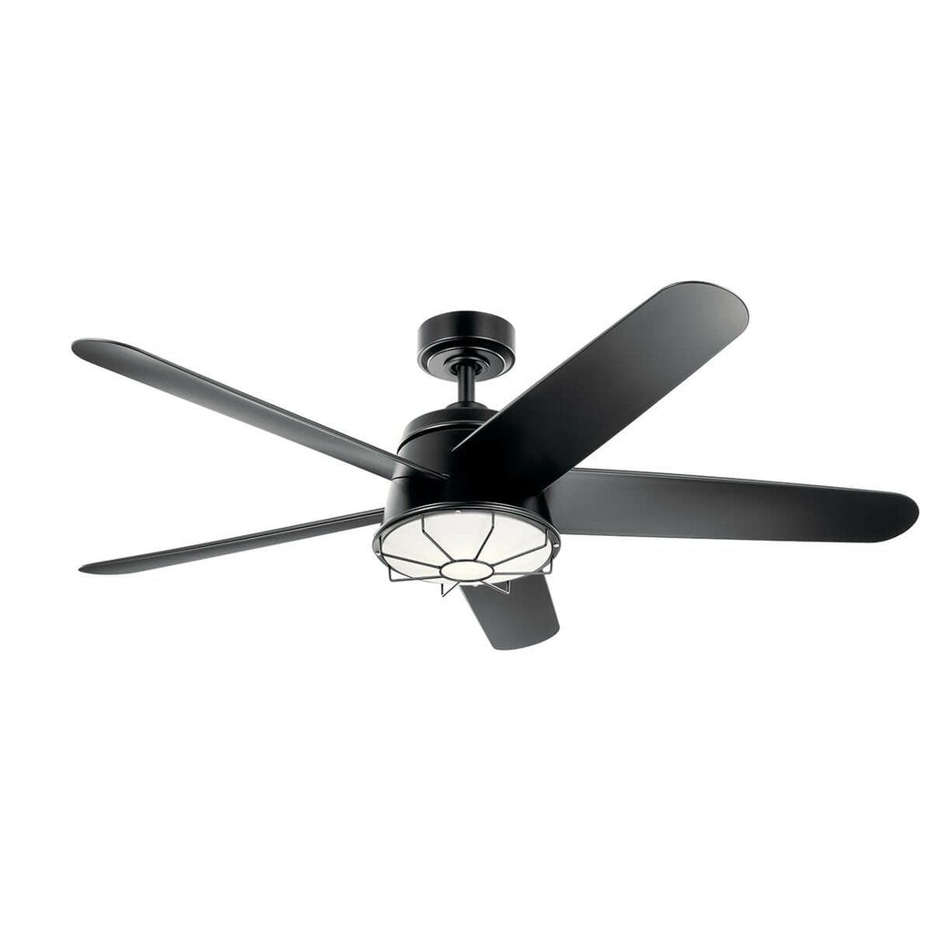 Kichler 310072SBK LED Fixture Daya 54 inch Ceiling Fan features 5