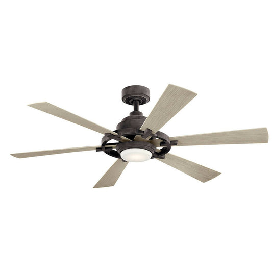 Kichler 300241WZC LED Fixture Iras 52 inch Ceiling Fan features 6