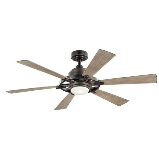 Kichler 300241AVI LED Fixture Iras 52 inch Ceiling Fan features 6