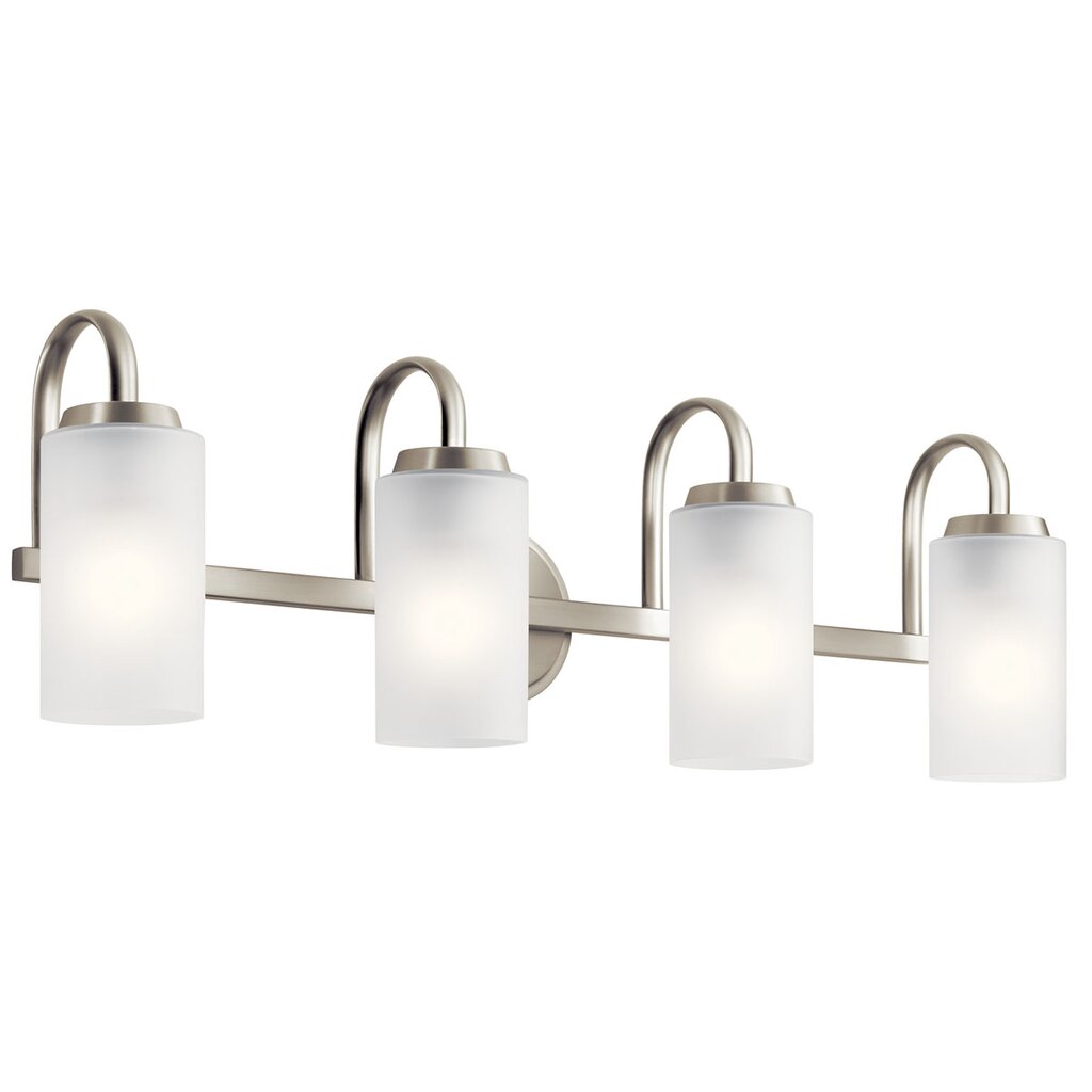 Kichler 55088NI Fixture The Kennewick 4 light vanity features