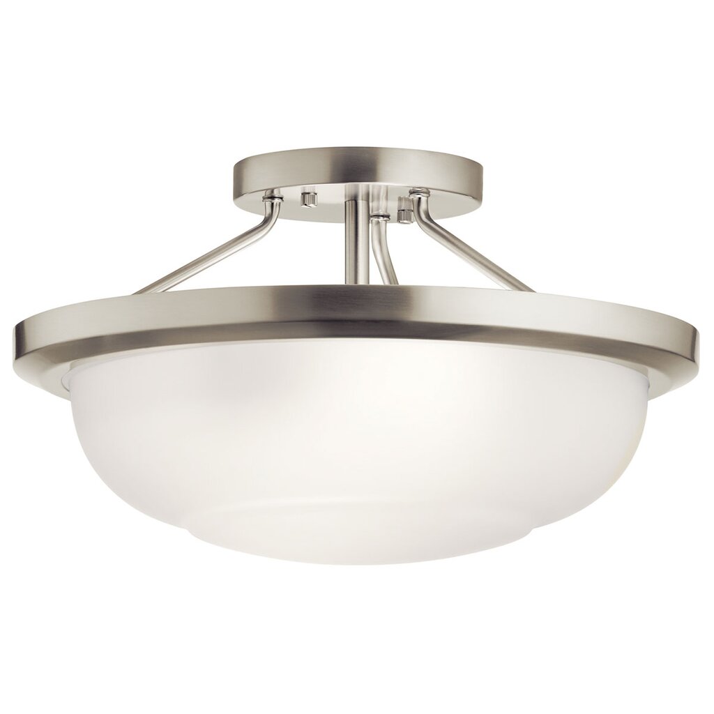 Kichler 52396NI Fixture The Ritson 2 Light Semi Flush in Brushed