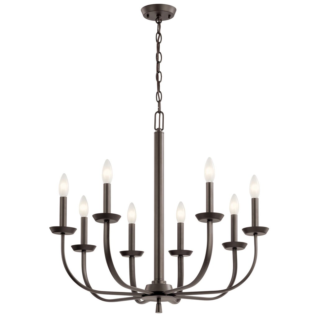 Kichler 52388OZ Fixture The Kennewick 8 Light Chandelier updates the