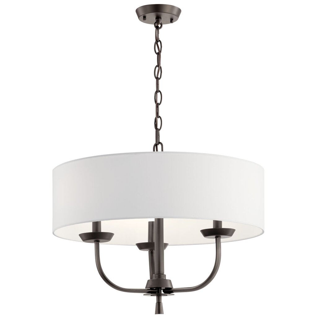 Kichler 52384OZ Fixture The Kennewick 3 light chandelier updates the