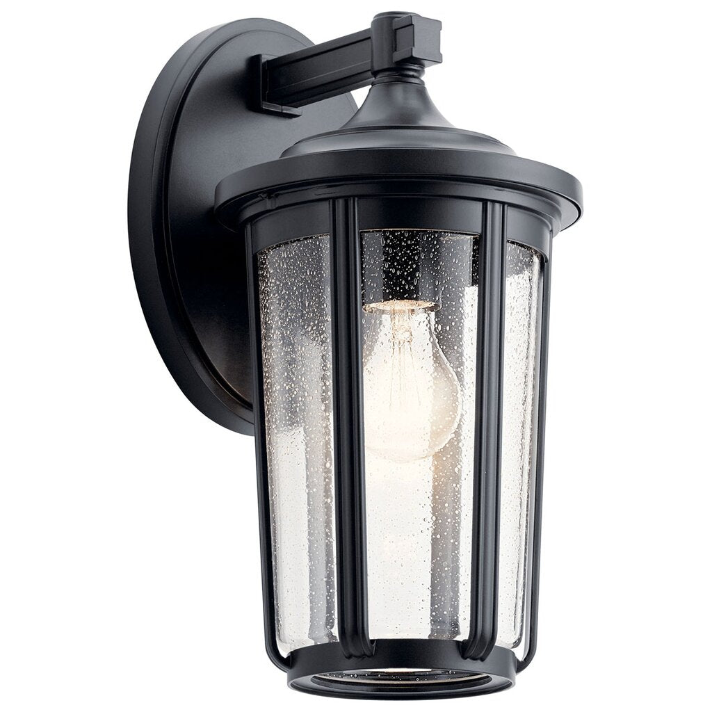 Kichler 49893BK Fixture The 14.5 inch 1 light outdoor wall with clear