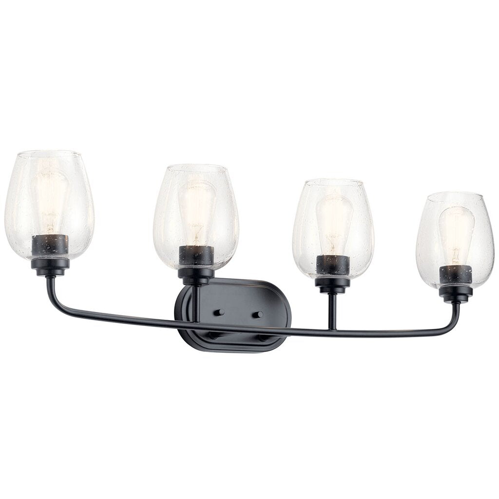 Kichler 45130BKCS Fixture The Valserrano 33.50 inch 4 light vanity
