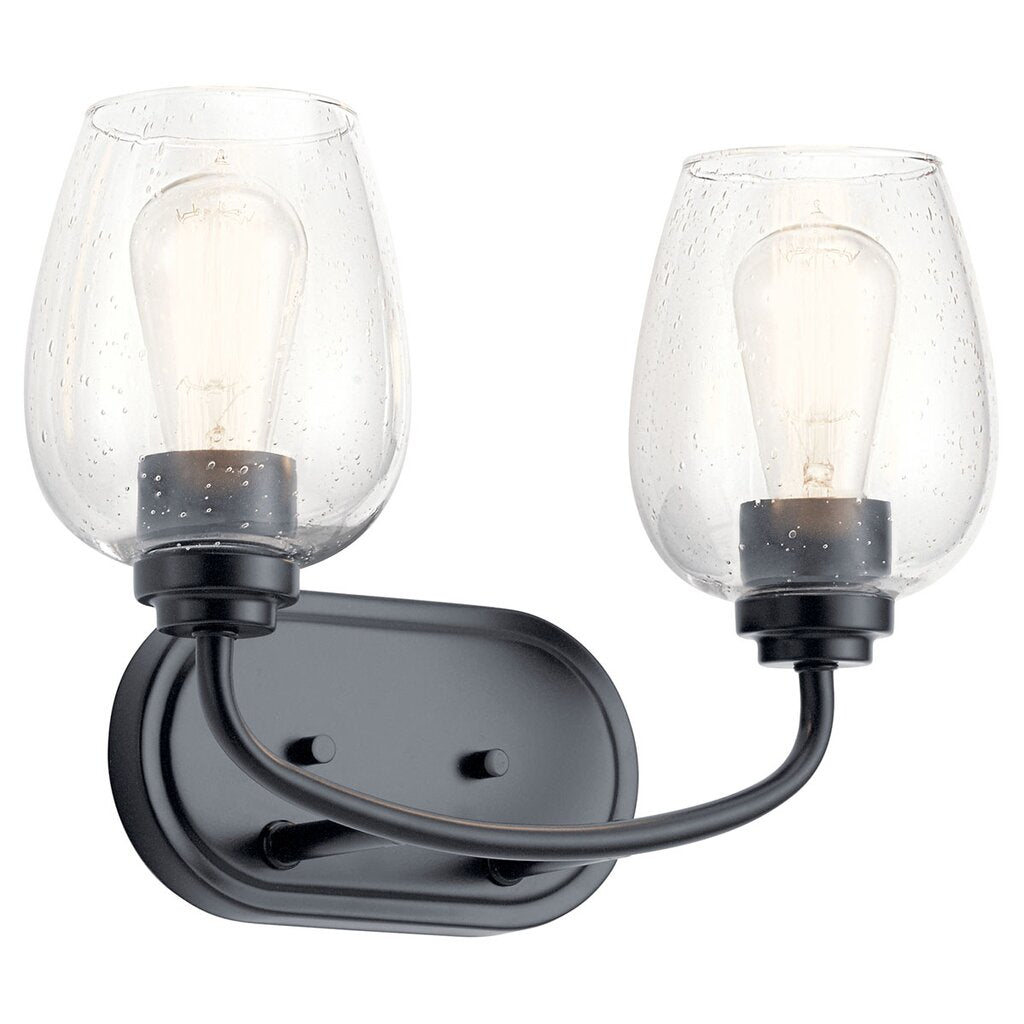 Kichler 45128BKCS Fixture The Valserrano 14.50 inch 2 light vanity