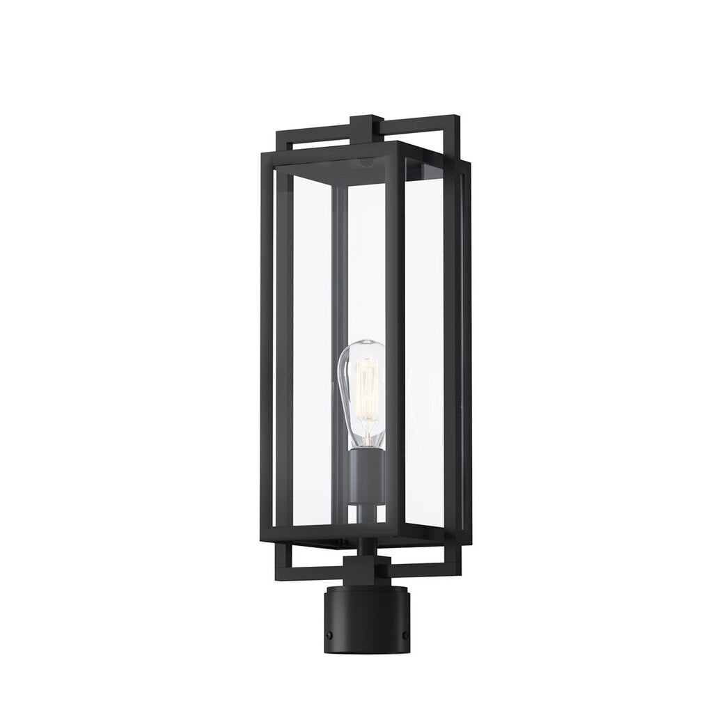 Kichler 59088BK Fixture The Goson 20" 1 light post honors the