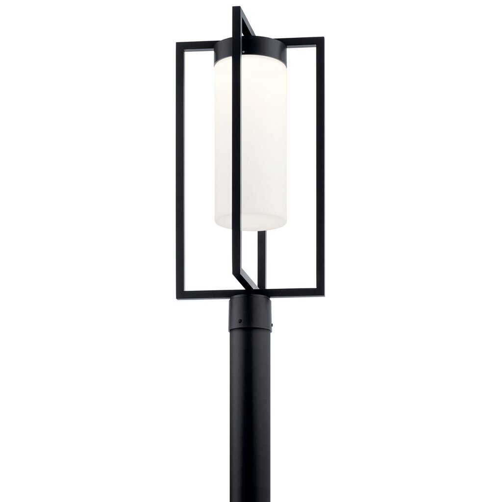 Kichler 59073BKLED LED Fixture The Drega 24" 1 post light was inspired