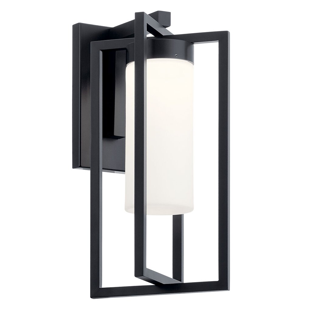 Kichler 59071BKLED LED Fixture The Drega 14" 1 wall light was inspired