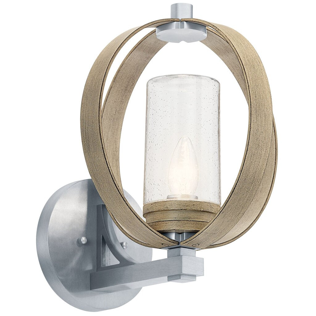 Kichler 59067DAG Fixture The Grand Bank 15" 1 Light Outdoor Wall