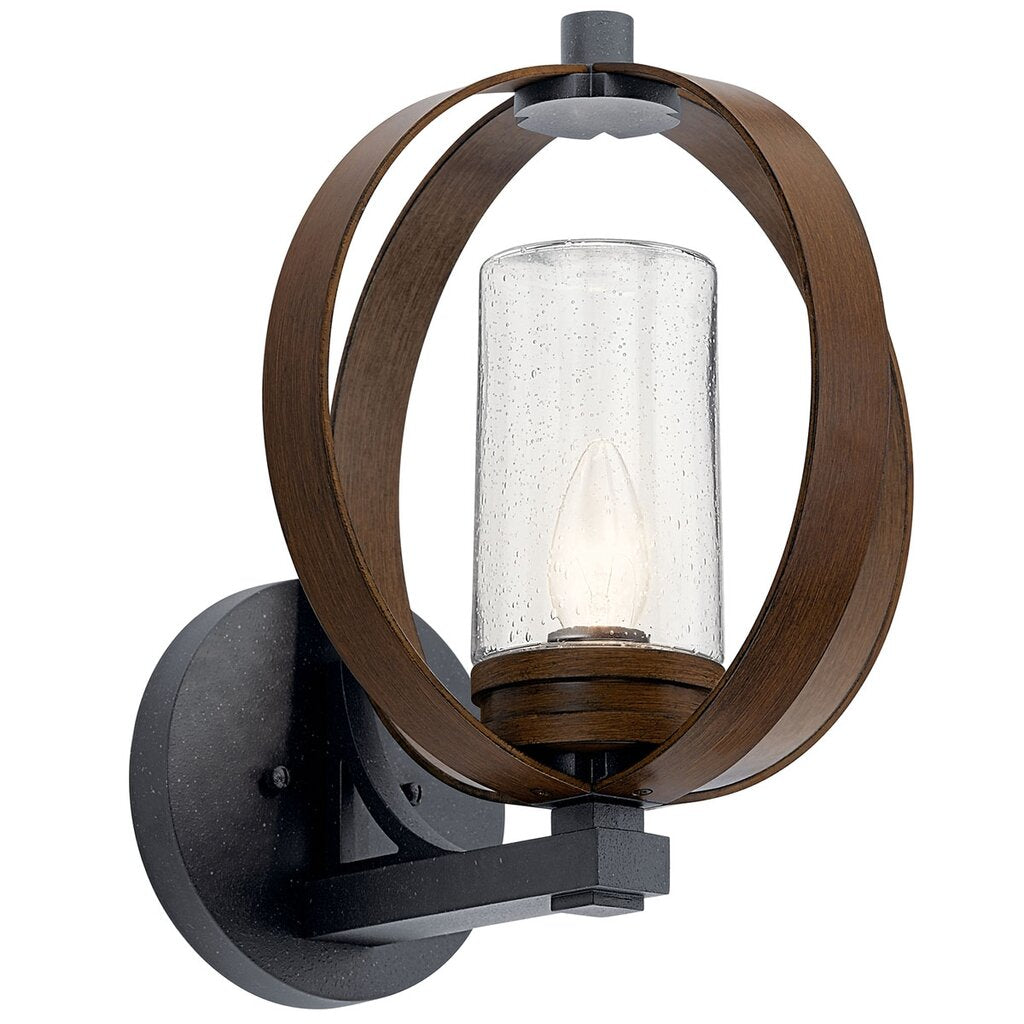 Kichler 59067AUB Fixture Grand Bank 15" 1 Light Outdoor Wall brings
