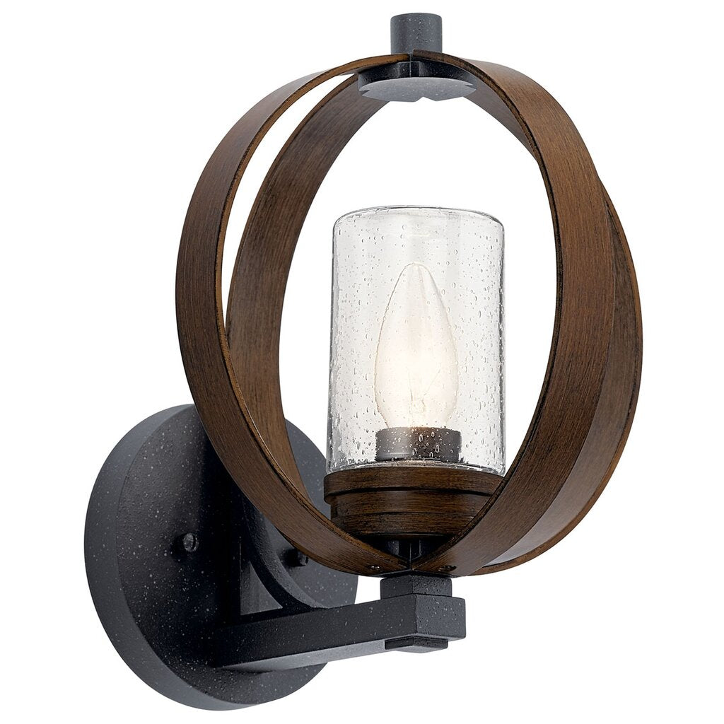 Kichler 59066AUB Fixture Grand Bank 13" 1 Light Outdoor Wall brings