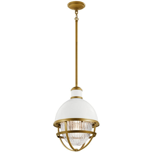 Kichler 59053WH Fixture Tollis 18 inch 1 Light Hanging Pendant