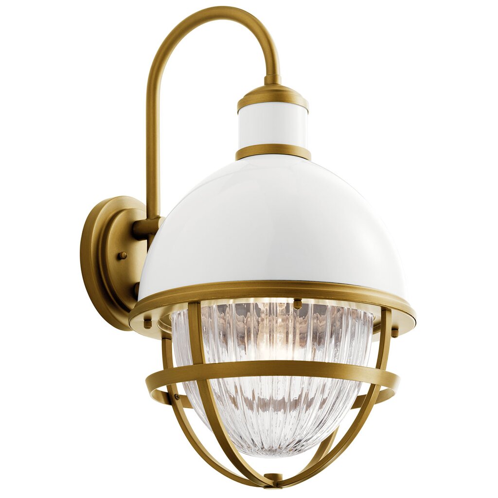 Kichler 59051WH Fixture Tollis 22.25 inch 1 Light Wall juxtaposes a