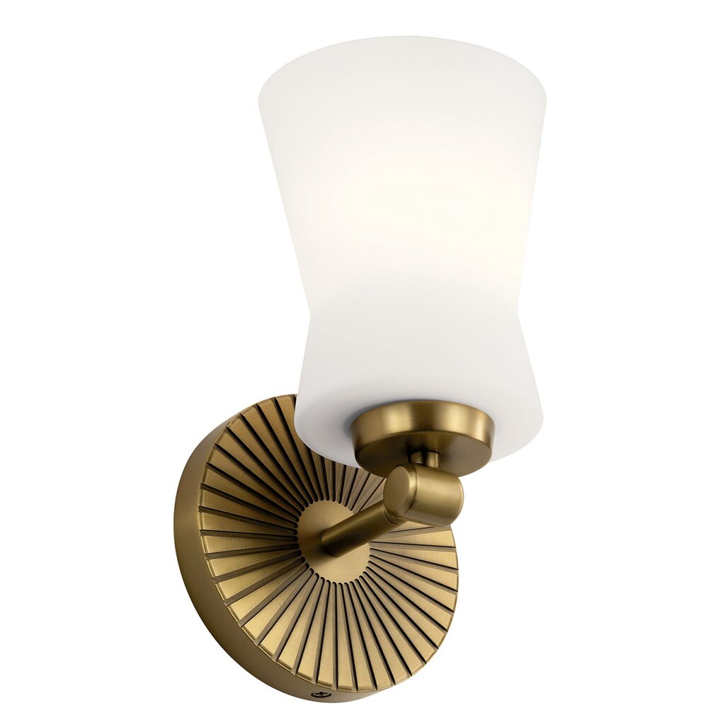 Kichler 55115BNB Fixture The Brianne 1 light wall sconce makes luxury