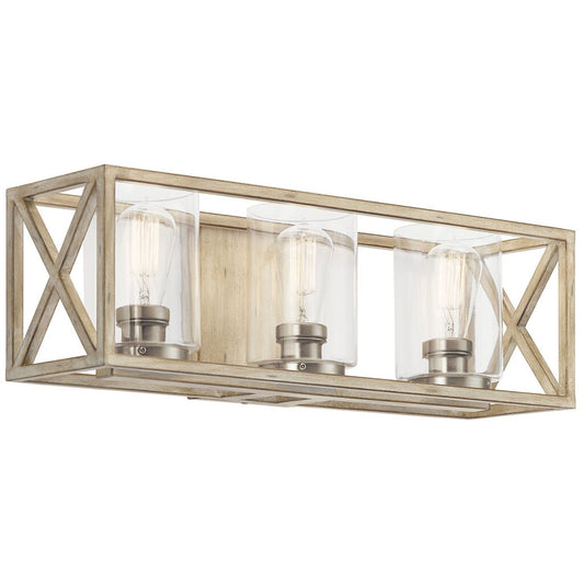 Kichler 55065DAW Fixture The Moorgate 23" 3 Light Vanity in Distressed