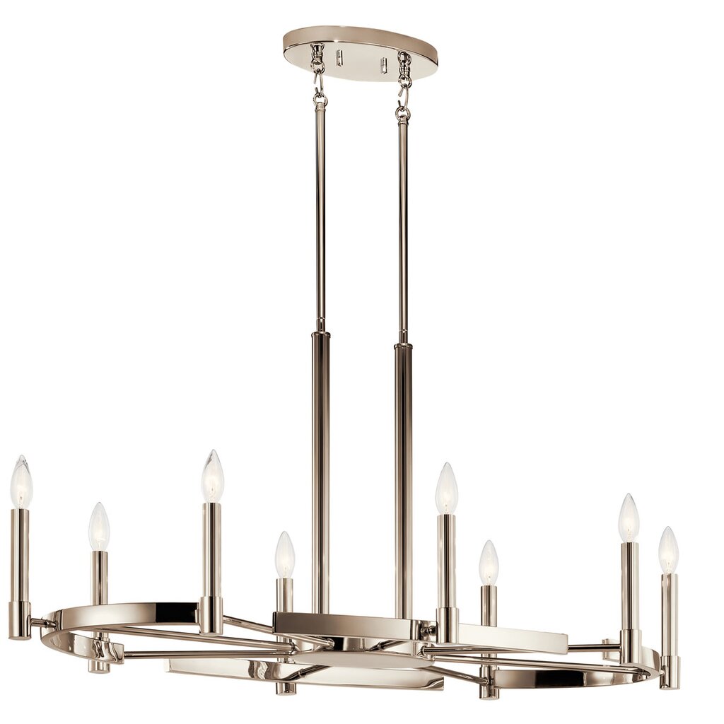 Kichler 52429PN Fixture Modern elegance is simple. The Tolani 8 light