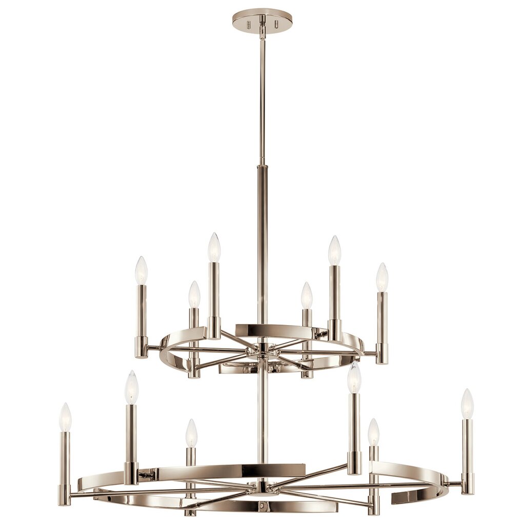 Kichler 52428PN Fixture Modern elegance is simple. The Tolani 12 light